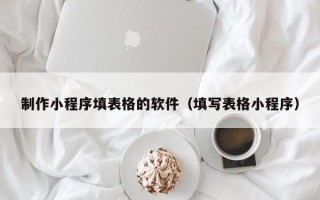 漳州制作小程序填表格的软件（填写表格小程序）