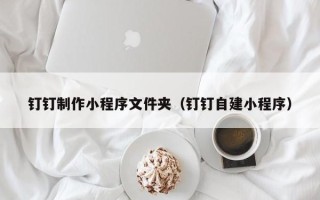 漳州钉钉制作小程序文件夹（钉钉自建小程序）